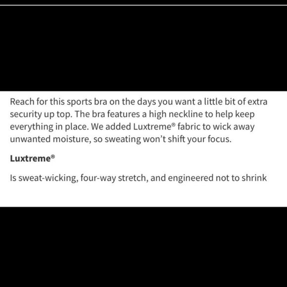 Lululemon featherlight bra irridescent multi black/black - Picture 5 of 10